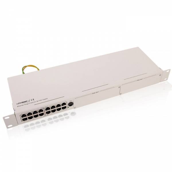 Etherneti Liigpingekaitse 8P PoE 1U Gigabit