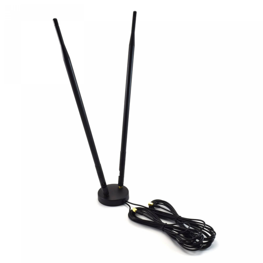 3G/4G LTE 9dBi Siseruumides Kahekordne Omni Antenn SMA Male, 3m