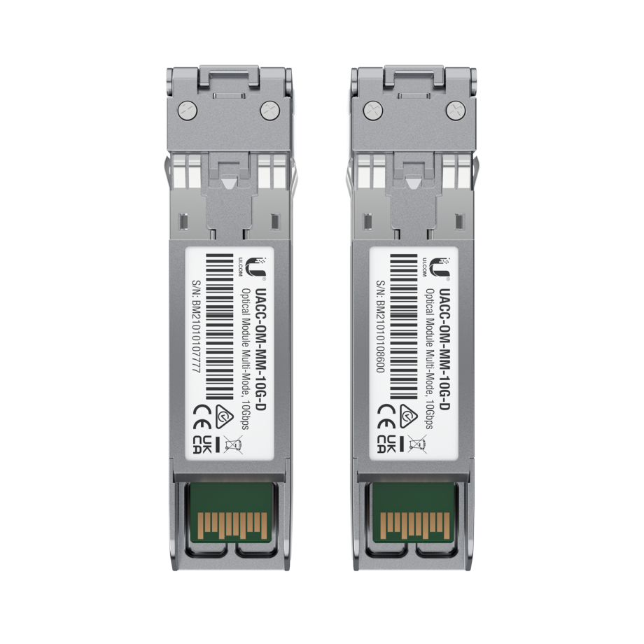 Ubiquiti 10Gbps mitmemoodiline optiline moodul, 2-Pakk