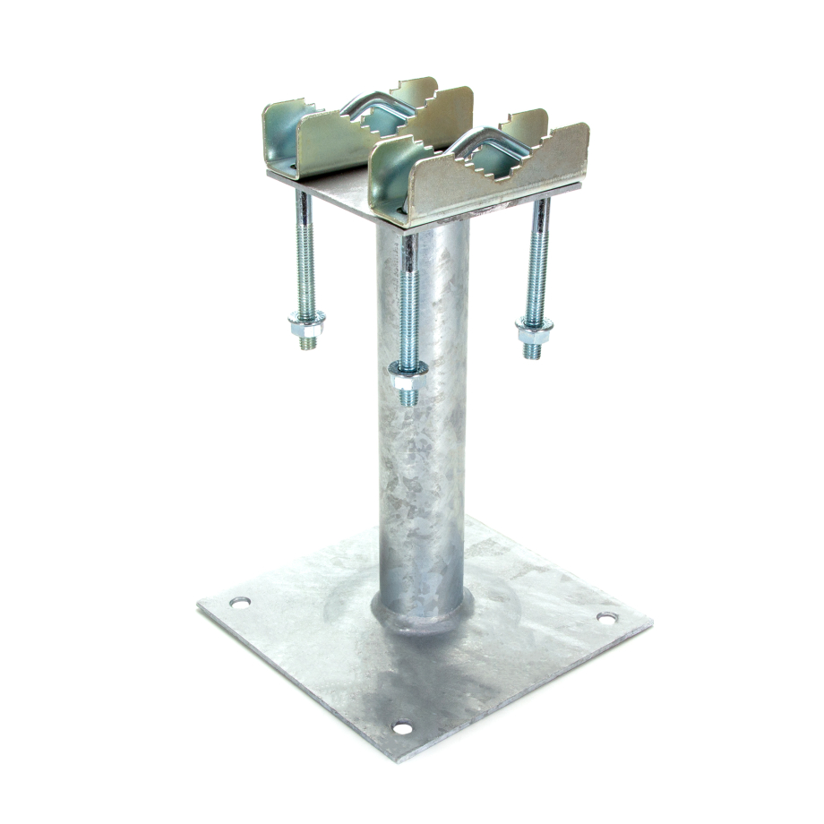 Metallist seinakinnitusklamber masti jaoks 20cm
