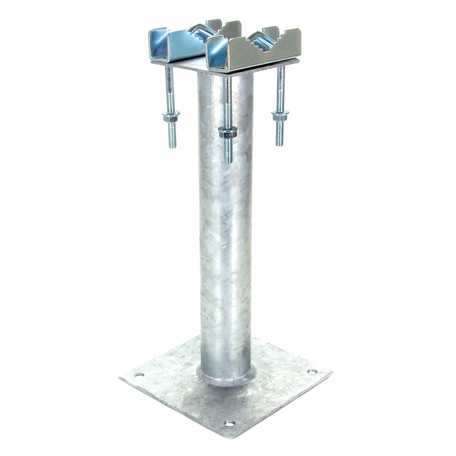 Metallist seinakinnitusklamber masti jaoks 30cm