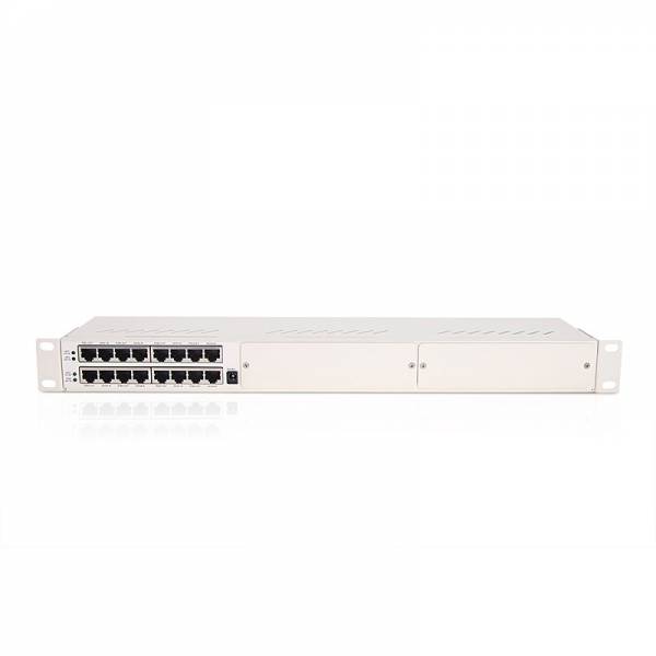 Etherneti Liigpingekaitse 8P PoE 1U Gigabit 802.3af/at