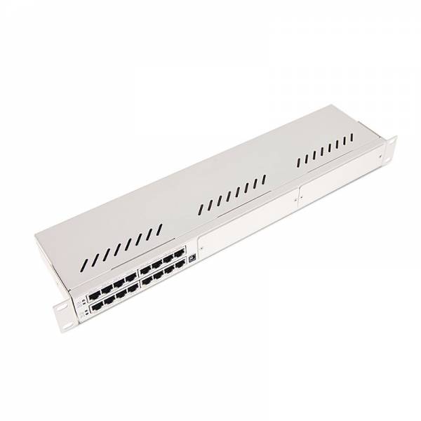 Etherneti Liigpingekaitse 8P PoE 1U Gigabit 802.3af/at