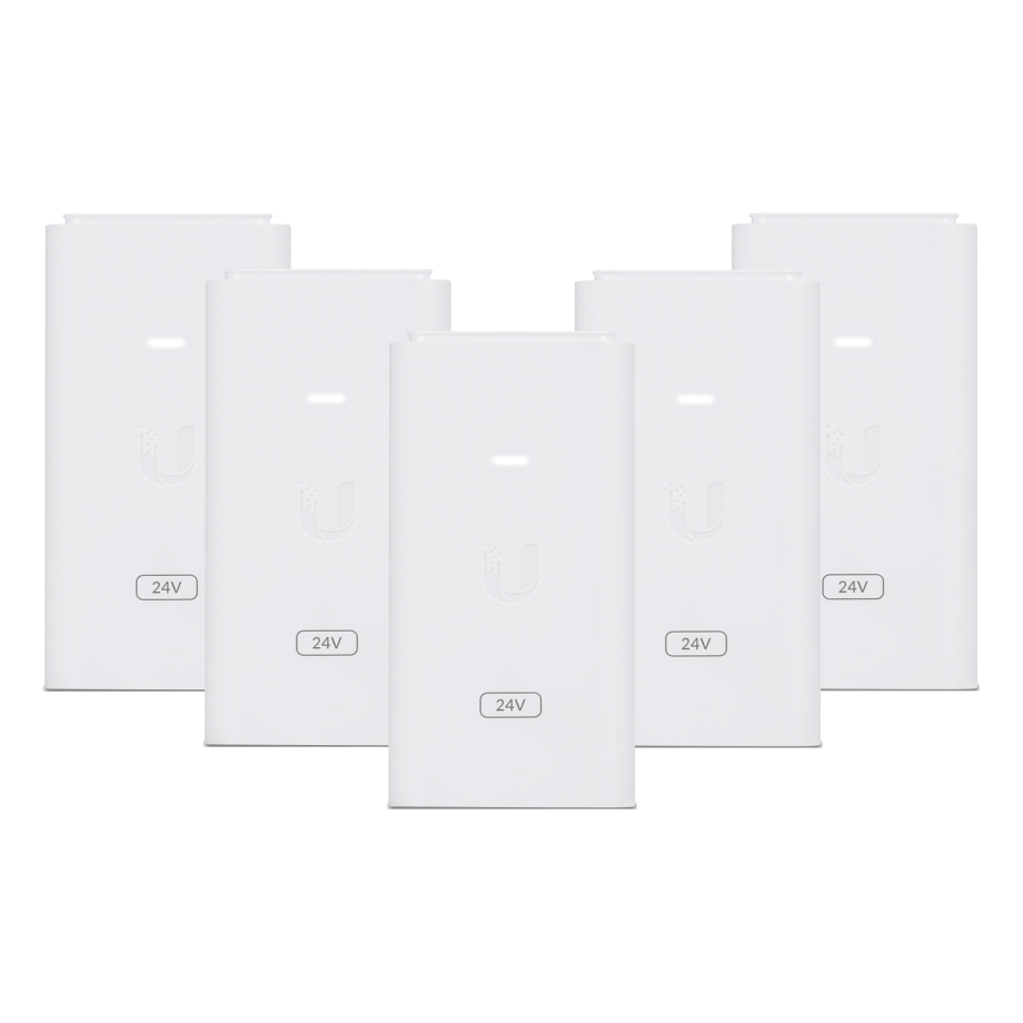 Ubiquiti Gigabit Toiteadapter POE-24-12W 5-Pack