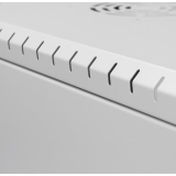 Riiulikapp 19" 6U, 350mm, Metallist uks, Hall