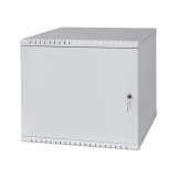 Riiulikapp 19" 9U, 450mm, Metallist uks, Hall
