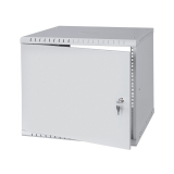 Riiulikapp 19" 9U, 450mm, Metallist uks, Hall