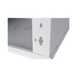 Riiulikapp 19" 9U, 450mm, Metallist uks, Hall