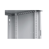 Riiulikapp 19" 9U, 450mm, Metallist uks, Hall