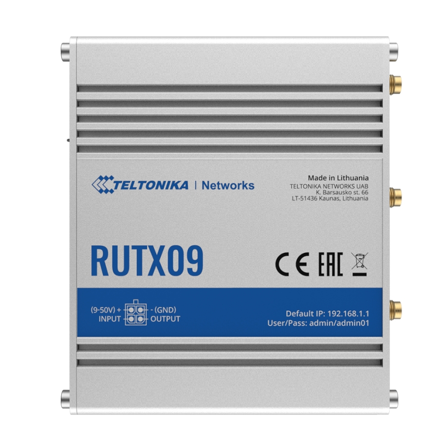 Teltonika RUTX09 LTE Cat6 ruuter