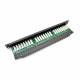 Patch paneel Cat6 UTP 24-Port RJ-45 19" 1U riiuliga