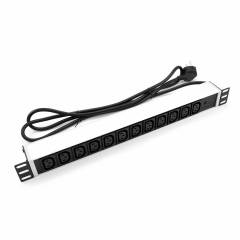 19" PDU paneel 12-port(C13), EU pistik