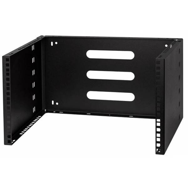 Rack omanik seinale paigaldatud 19" 6U, 330mm, Must