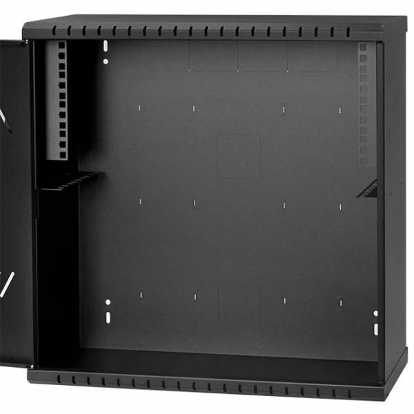 Riiulikapp 19" 3U+4U, 180mm, Must