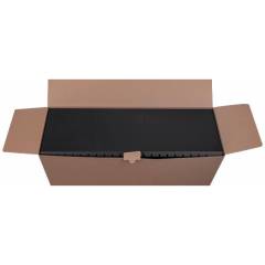 Riiulikapp 19" 3U+4U, 180mm, Must