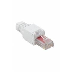 RJ45 tööriistadeta pistik Cat6 valge