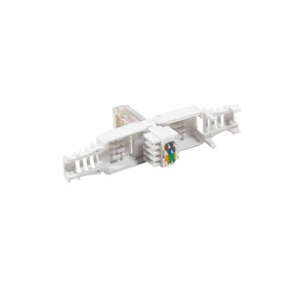 RJ45 tööriistadeta pistik Cat6 valge