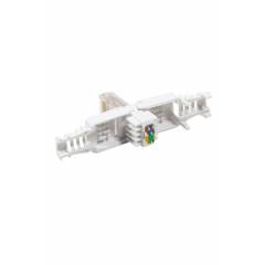 RJ45 tööriistadeta pistik Cat6 valge