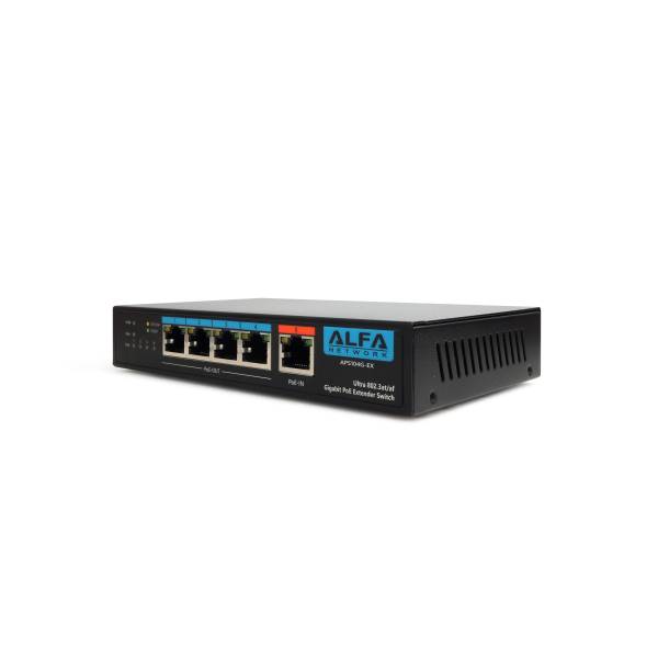 Alfa 4-Port Gigabit PoE Lüliti 60W