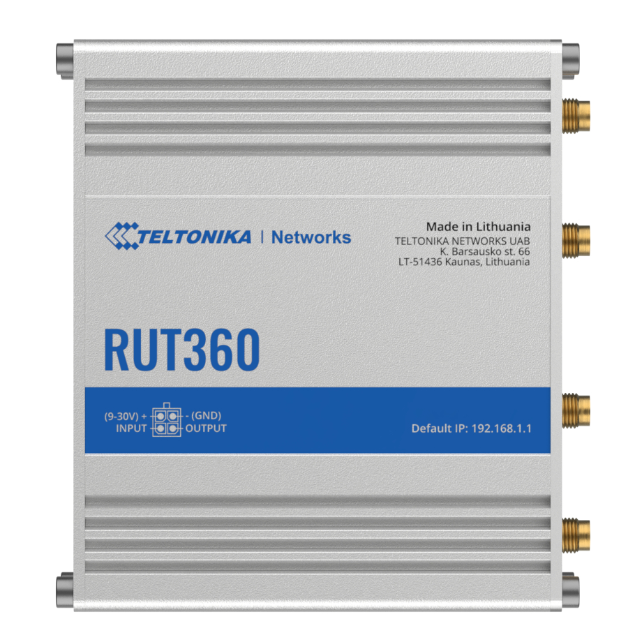 Teltonika RUT360 LTE Cat6 ruuter