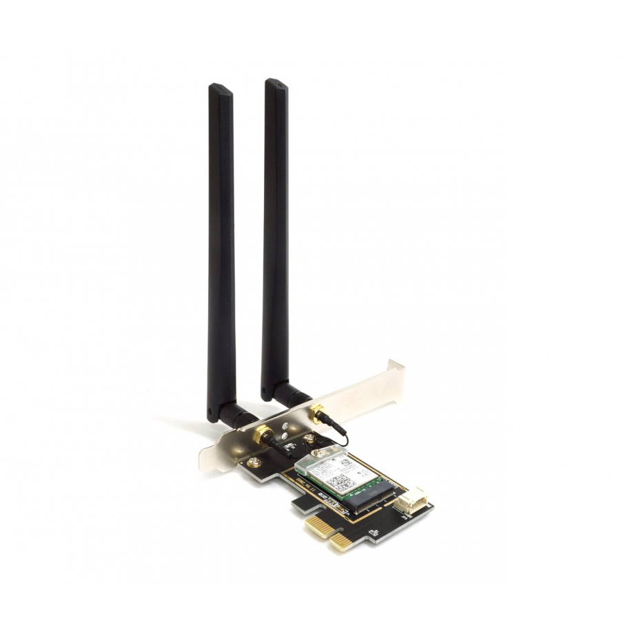 Alfa Wi-Fi 6E PCIe Card with Dipole Antenna