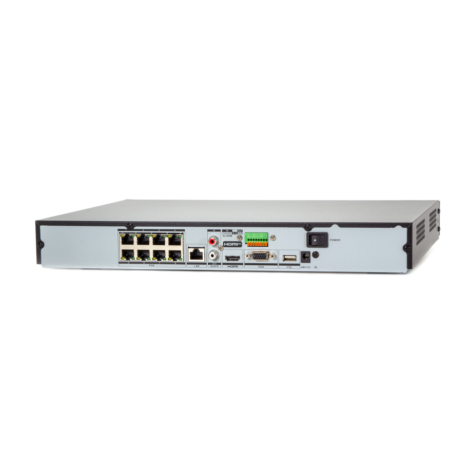 HikVision 8-kanaliline 4K PoE NVR DS-7608NXI-K2/8P