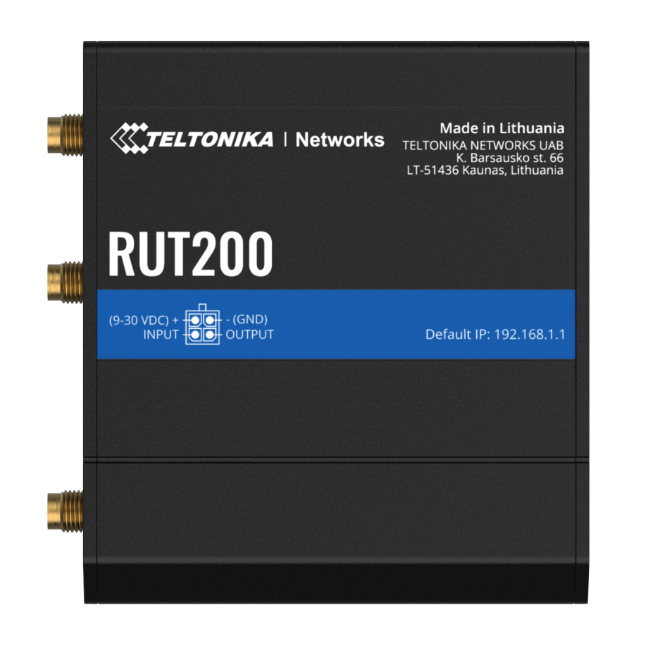 Teltonika RUT200 LTE Cat4 ruuter