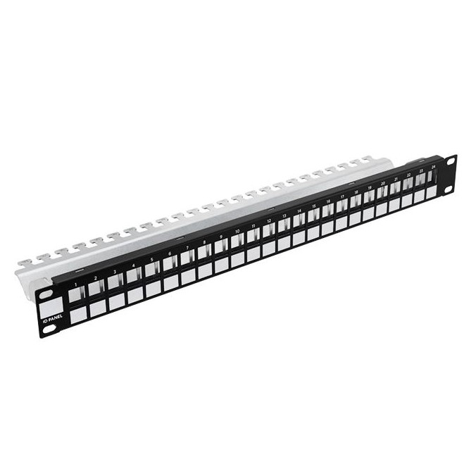 Modulaarne patch-paneel 24-Port 19" 1U must