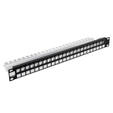 Modulaarne patch-paneel 24-Port 19" 1U must