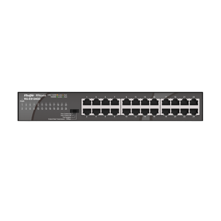 Reyee 24-Port Gigabit Unmanaged Desktop Switch