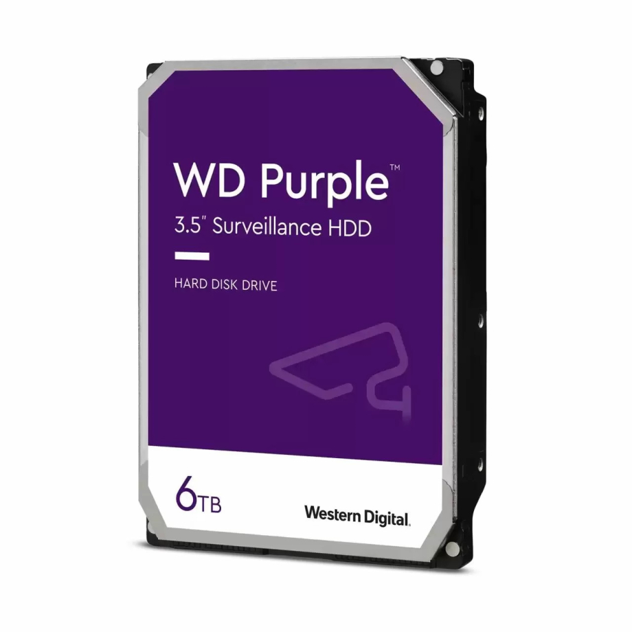 Western Digital Purple HDD SATA 6TB 5400 256MB