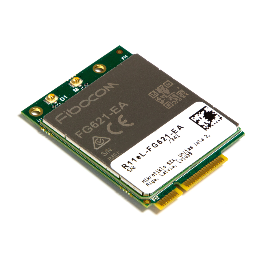 MikroTik mini-PCIe 4G LTE6 modem moodul