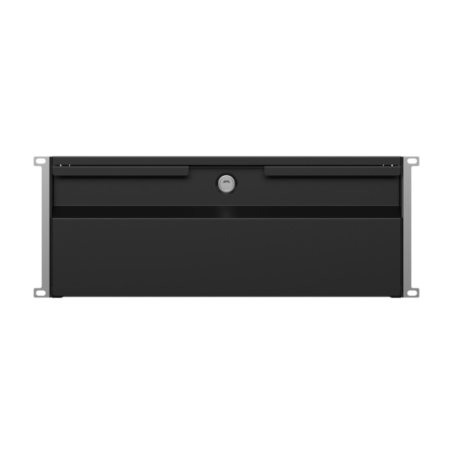 Rack Sahtel 19" 4U, 320mm, Must