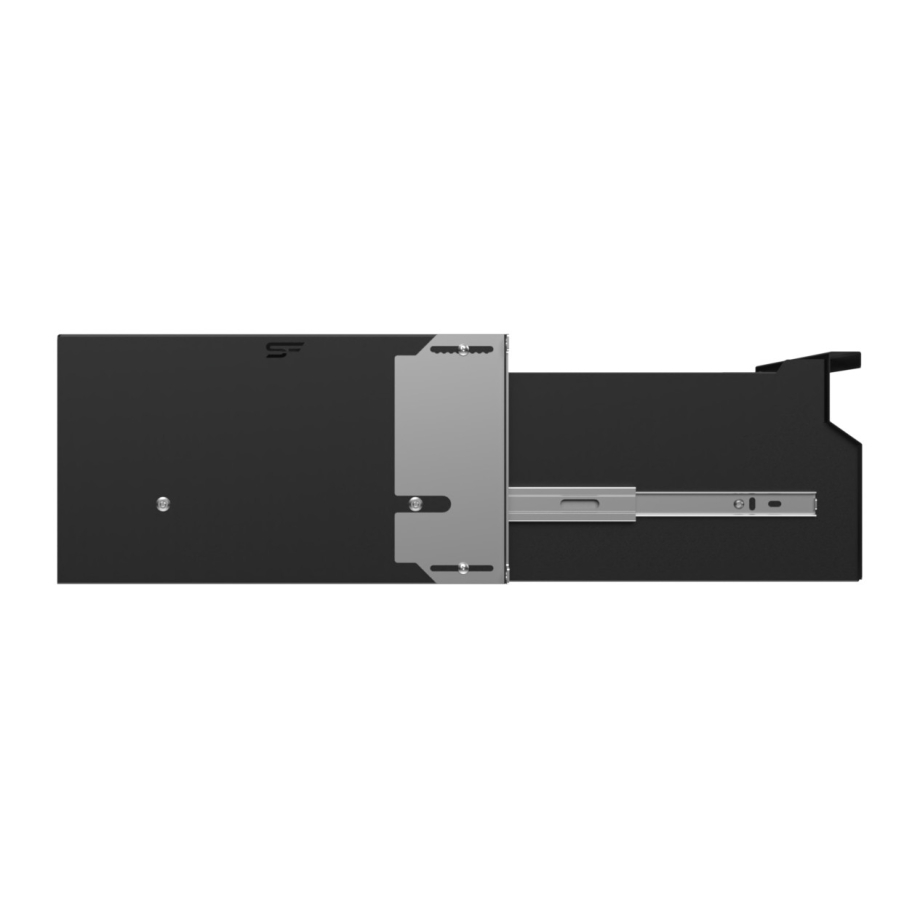 Rack Sahtel 19" 4U, 320mm, Must