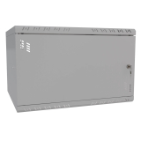 Riiulikapp 19" 6U, 450mm, Metallist uks, Hall