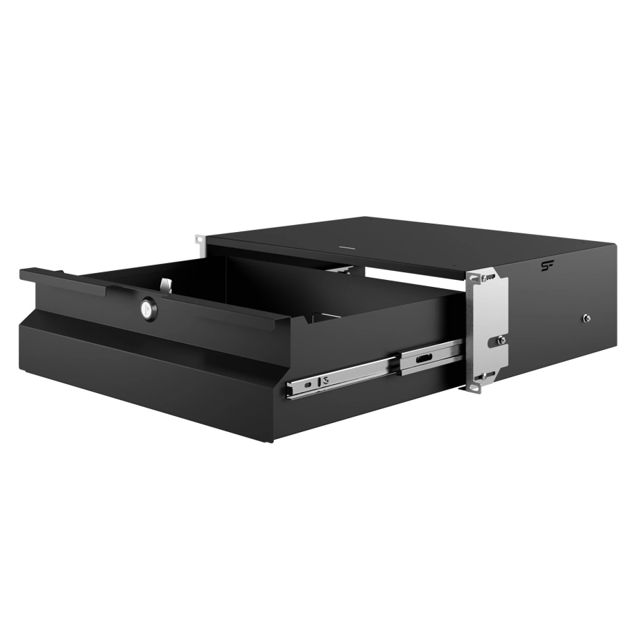 Rack Sahtel 19" 3U, 320mm, Must