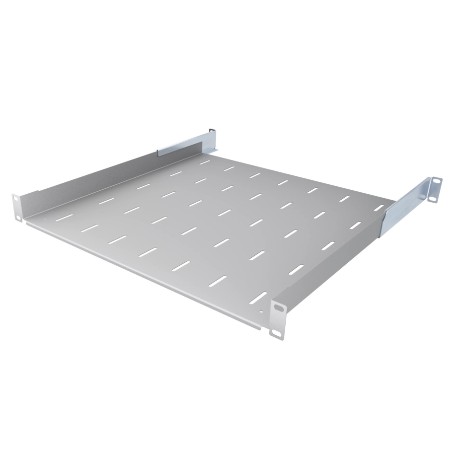 Rack Riiul 19" 1U, 450mm, Hall