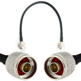 N Male / N Male 30cm koaksiaalkaabel — HF240 (vastab LMR240)
