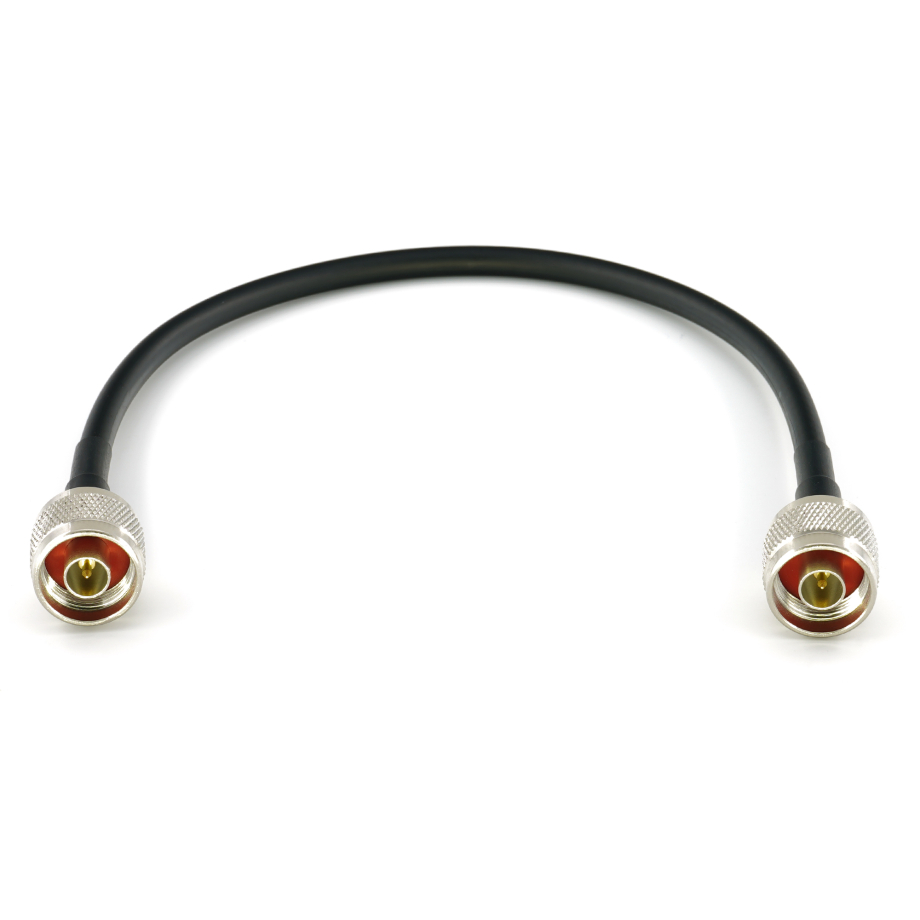 N Male / N Male 30cm koaksiaalkaabel — HF240 (vastab LMR240)