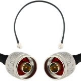 N Male / N Male 50cm koaksiaalkaabel — HF240 (vastab LMR240)