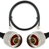 N Male / N Male 3m koaksiaalkaabel — HF240 (vastab LMR240)