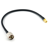 SMA Male / N Male 30cm koaksiaalkaabel — HF240 (vastab LMR240)