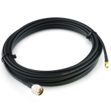 SMA Male / N Male 5m koaksiaalkaabel — HF240 (vastab LMR240)