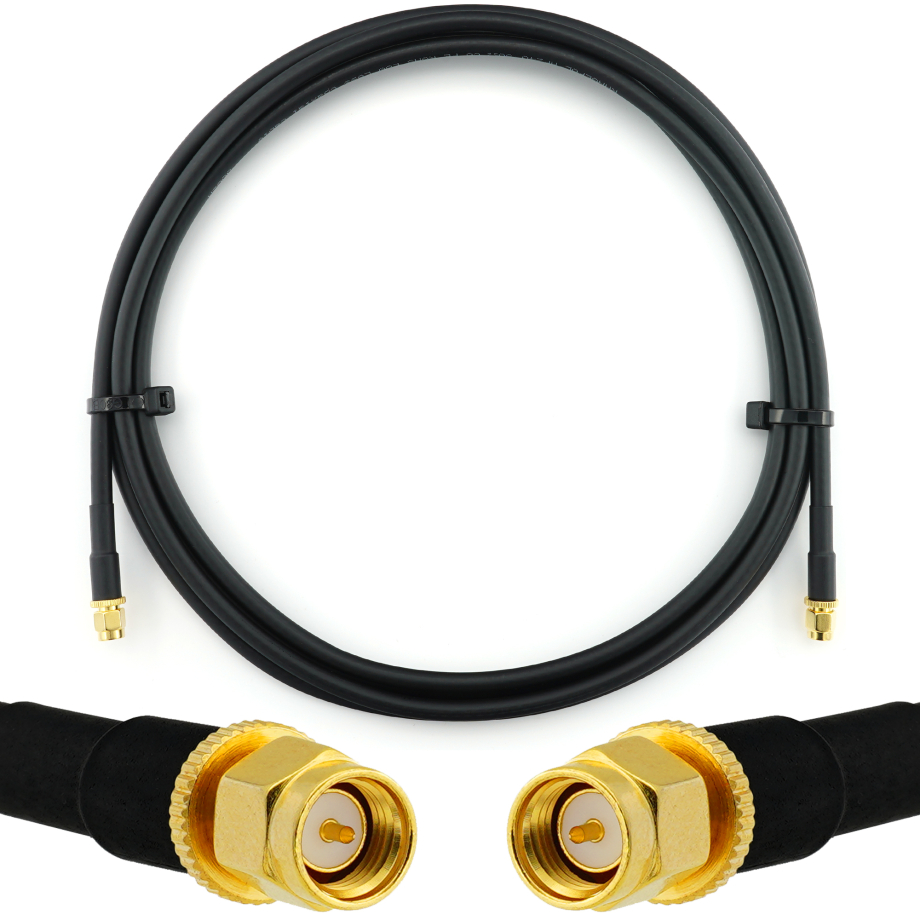 SMA Male / SMA Male 3m koaksiaalkaabel — HF240 (vastab LMR240)