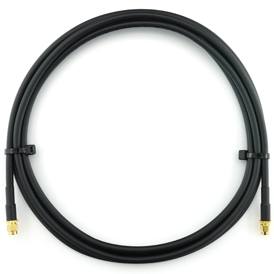 SMA Male / SMA Male 3m koaksiaalkaabel — HF240 (vastab LMR240)