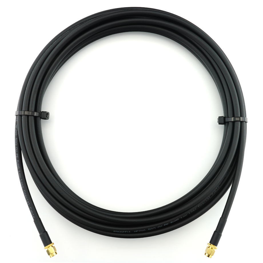 SMA Male / SMA Male 7m koaksiaalkaabel — HF240 (vastab LMR240)