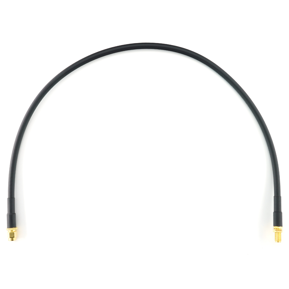 SMA Male / SMA Female 50cm koaksiaalkaabel — HF240 (vastab LMR240)