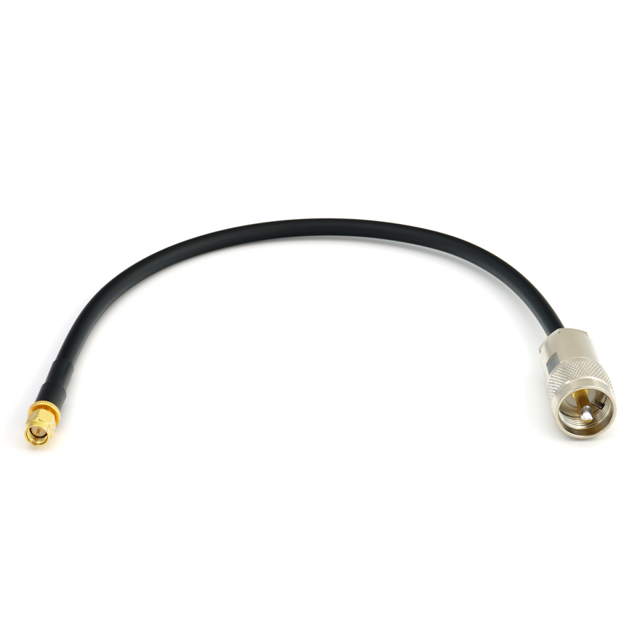 SMA Male / PL259 30cm UHF CB raadio paindlik koaksiaalkaabel — HF240 (vastab LMR240)