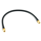 RP-SMA Male / RP-SMA Male 30cm koaksiaalkaabel — HF240 (vastab LMR240)