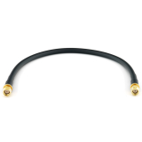 RP-SMA Male / RP-SMA Male 30cm koaksiaalkaabel — HF240 (vastab LMR240)